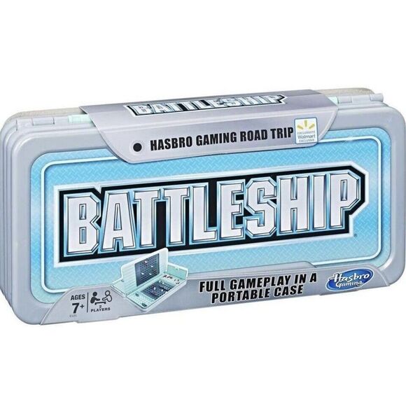 Hasbro Other - Hasbro Gaming Road Trip Series BATTLESHIP - Portable Case Travel Game New/Sealed